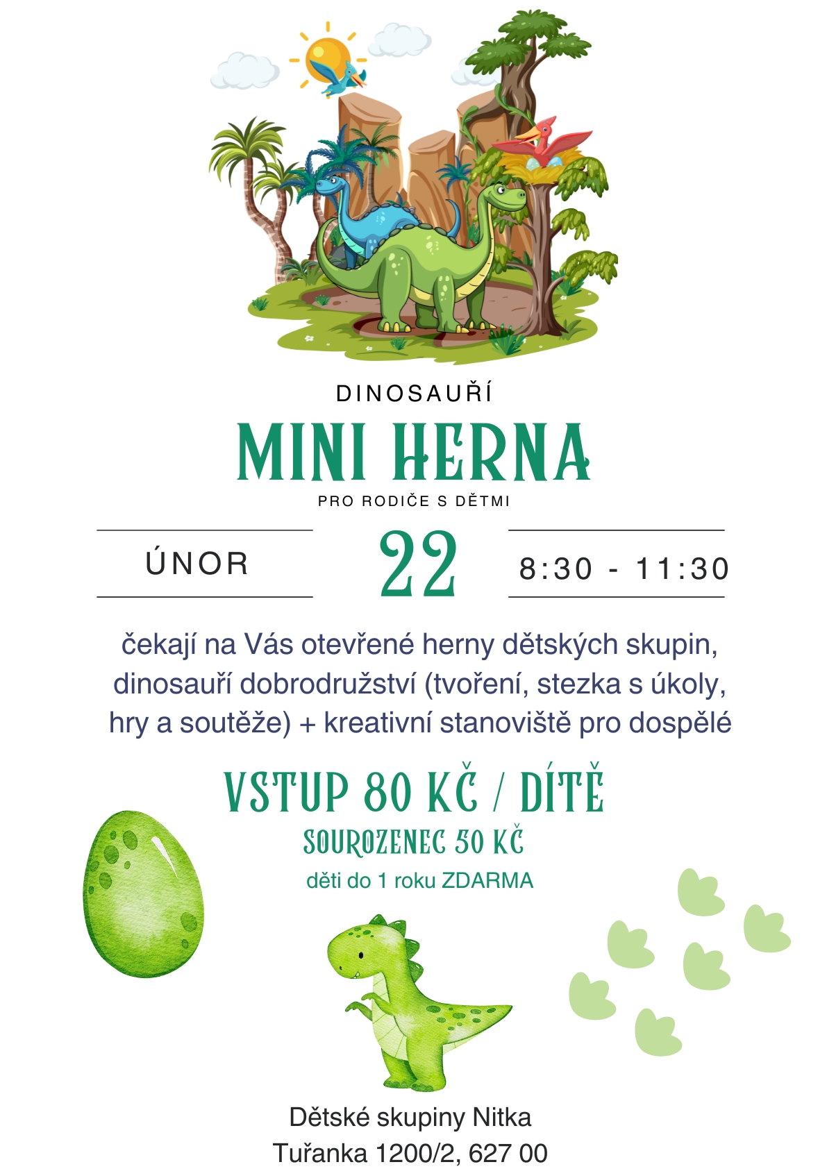 Dinosauří MINI herna